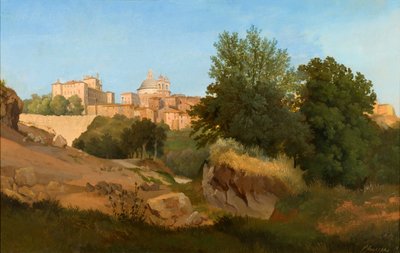 Veduta di Ariccia da Gustaf Wilhelm Palm